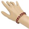 Image 2 : 14K Gold 48.34ct Ruby 0.42ct Diamond Bracelet