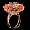 Image 3 : 14k 11ctw Morganite Sapphire .40ct Diamond Ring