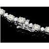 Image 3 : 18k White Gold 17ct Diamond Necklace