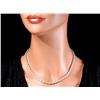 Image 4 : 18k White Gold 17ct Diamond Necklace