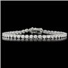 Image 1 : 18k White Gold 6.25ct Diamond Bracelet