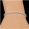 Image 4 : 18k White Gold 6.25ct Diamond Bracelet