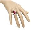Image 3 : 14K Gold 8.09ct Ruby 1.45ct Diamond Ring