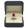 Image 4 : 14K Gold 8.09ct Ruby 1.45ct Diamond Ring