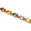 Image 2 : 14k Gold 15ct Sapphire .60ct Diamond Bracelet