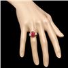 Image 4 : 14k Yellow Gold 3.00ct Ruby 1.15ct Diamond Ring