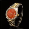 Image 2 : Rolex Two-Tone Datejust 36mm Custom Diamond Dial aprox. 2.25CT Men's Wristwatch