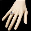 Image 3 : 14k Gold 4.00ct Sapphire 1.00ct Diamond Ring