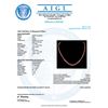 Image 6 : 14k Gold 33.00ct Ruby 1.55ct Diamond Necklace