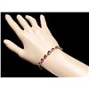 Image 5 : 14k Gold 14ct Sapphire 0.75ct Diamond Bracelet