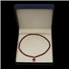 Image 3 : 14K Gold 115.72ct Ruby & 1.35ct Diamond Necklace