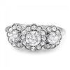 Image 2 : 14k White Gold 1.3ct Diamond Ring