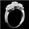 Image 3 : 14k White Gold 1.3ct Diamond Ring