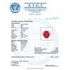 Image 5 : 14k White Gold 12.55ct Ruby 1.20ct Diamond Ring