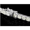 Image 2 : 18k White Gold 12.00ct Diamond Tennis Bracelet