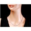 Image 3 : 18k White Gold 8.50ct Diamond Necklace