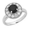 Image 1 : 14K Gold 1.57ct Fancy Color Diamond 0.65ct Diamond Ring