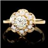 Image 1 : 14k Yellow Gold 1.15ct Diamond Ring