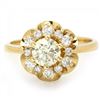 Image 2 : 14k Yellow Gold 1.15ct Diamond Ring