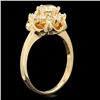 Image 3 : 14k Yellow Gold 1.15ct Diamond Ring