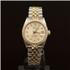 Image 1 : Rolex Two-Tone Datejust 31mm Diamond Dial Diamond Bezel Men's Wristwatch