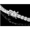 Image 2 : 18k White Gold 7.50ct Diamond Bracelet
