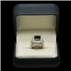 Image 3 : 14K Gold 6.20ct Sapphire 1.65ct Diamond Ring