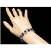 Image 4 : 14k Gold 53.5ct Sapphire 0.60ct Diamond Bracelet