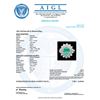 Image 4 : 14k White Gold 1.80ct Emerald 1.40ct Diamond Ring