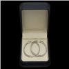 Image 2 : 14K Gold 3.83ct Diamond Earrings