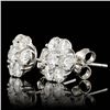 Image 2 : 14k White Gold 2.25ct Diamond Earrings