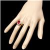 Image 3 : 14k Yellow Gold 4.00ct Ruby 0.90ct Diamond Ring