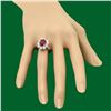 Image 3 : 14k Gold 3.21ct Ruby 2.02ct Diamond Ring