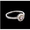 Image 1 : 0.78ctw Diamond Ring - 18KT Two-Tone Gold