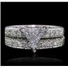 Image 2 : 18KT White Gold 1.80ctw Diamond Ring