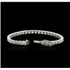 Image 3 : 18KT White Gold 15.45ctw Diamond Tennis Bracelet