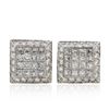 Image 1 : 14KT White Gold 2.19ctw Diamond Earrings