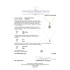 Image 3 : 1.37ctw Diamond Pendant With Chain - 14KT Yellow Gold