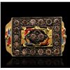 Image 1 : 21KT Yellow Gold and Pink Diamond Ring