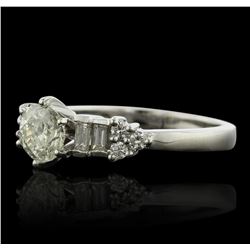 18KT White Gold 1.27ctw Diamond Ring