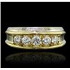 Image 2 : 18KT Yellow Gold 1.10ctw Diamond Ring