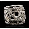 Image 1 : 14KT White Gold 1.74ctw Diamond Ring