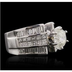 18KT White Gold 4.56ctw Diamond Ring