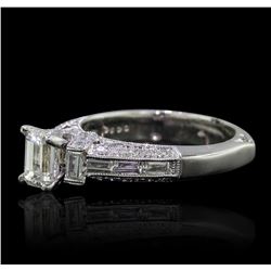 18KT White Gold EGL Certified 1.93ctw Diamond Ring