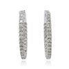 Image 1 : 14KT White Gold 3.08ctw Diamond Earrings
