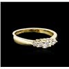 Image 1 : 14KT Yellow Gold 0.41ctw Diamond Ring