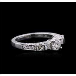 18KT White Gold 1.21ctw Diamond Ring