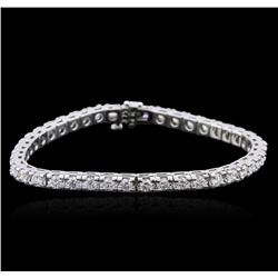 14KT White Gold 4.75ctw Diamond Tennis Bracelet