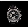 Image 1 : Breitling Stainless Steel 1.20ctw Diamond Chronomat Evolution Men's Watch
