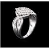 Image 3 : 1.00ctw Diamond Ring - 14KT White Gold